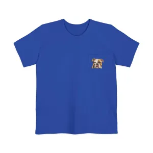 American Bulldog Unisex Pocket T-shirt