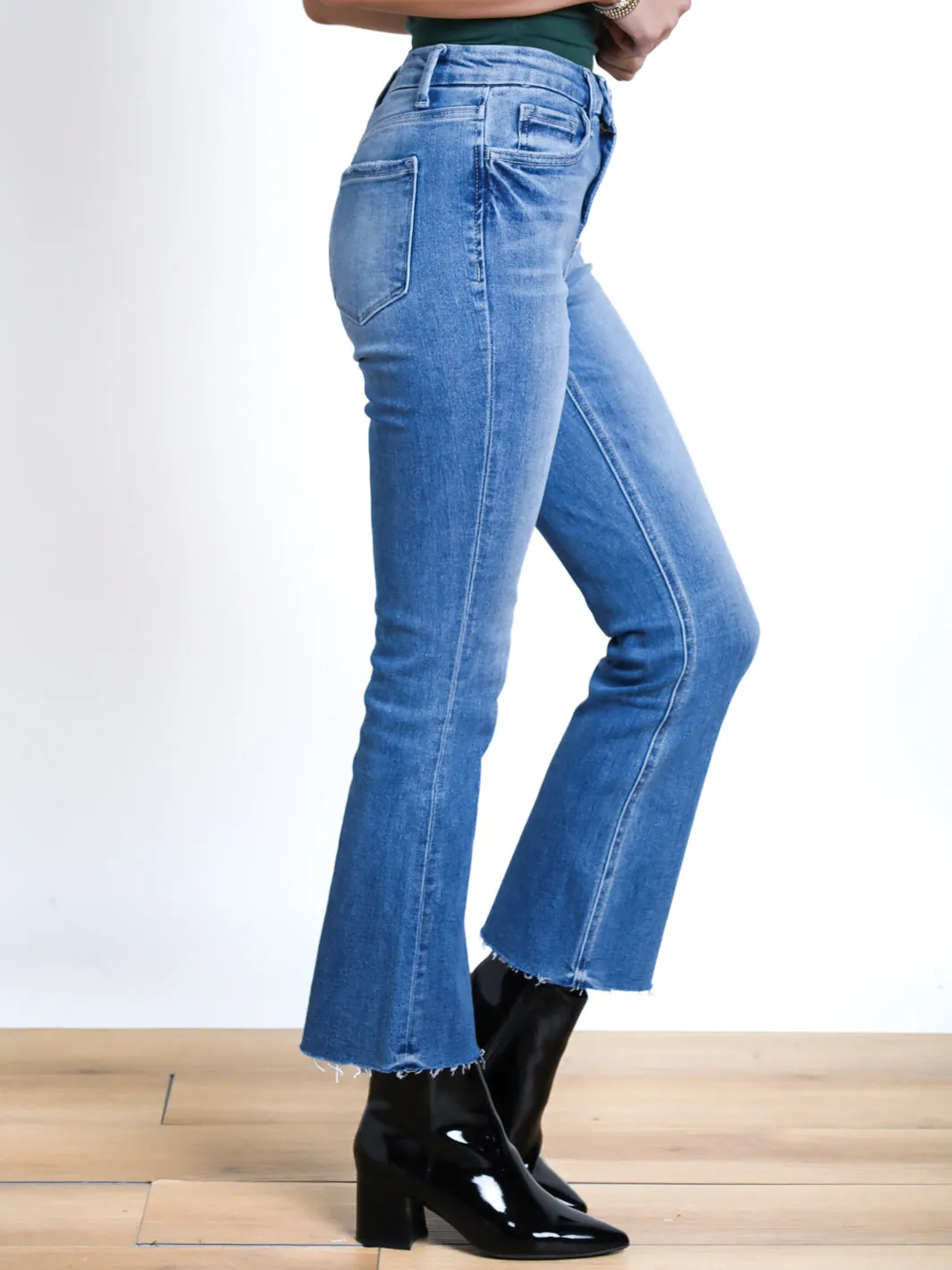 Bella High Rise Kick Flare Jeans
