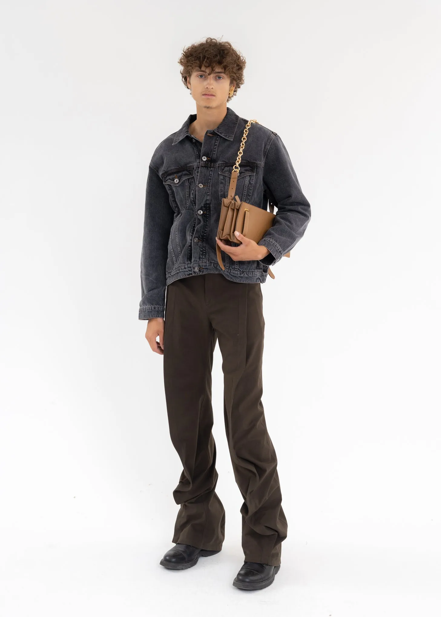 BLACK CLASSIC WIRE DENIM JACKET