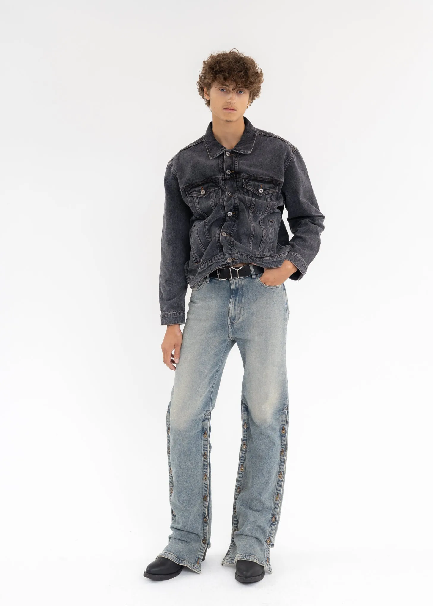 BLACK CLASSIC WIRE DENIM JACKET