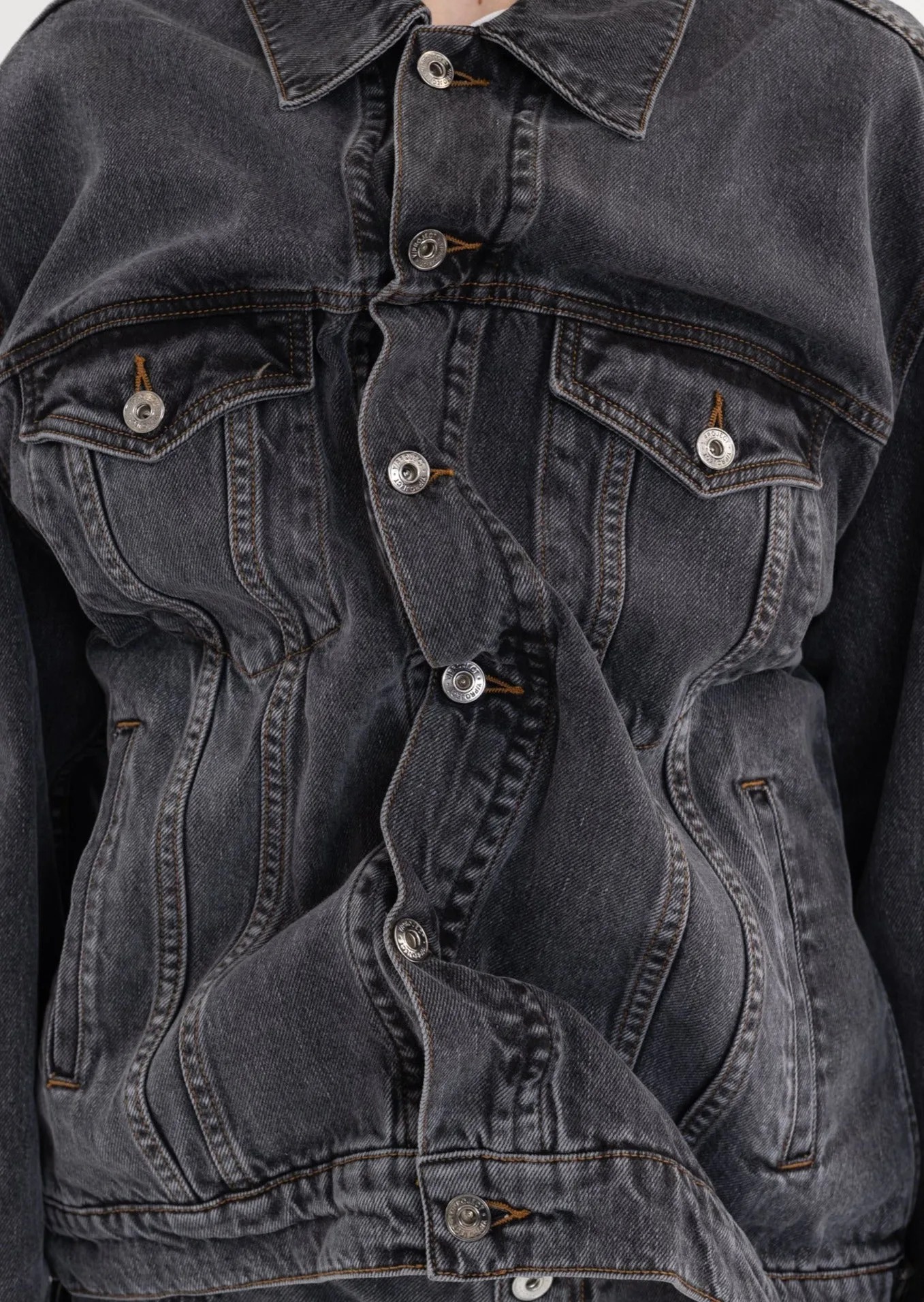 BLACK CLASSIC WIRE DENIM JACKET