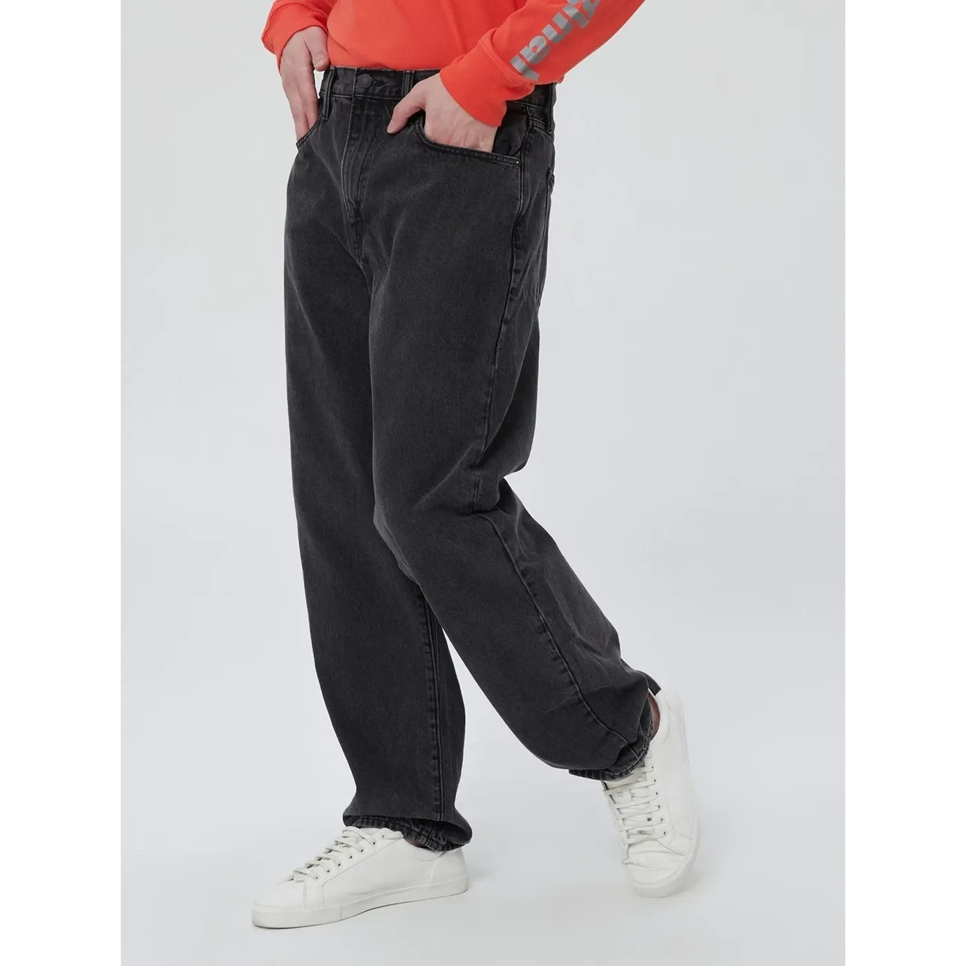 Black Loose Baggy Fit Jeans