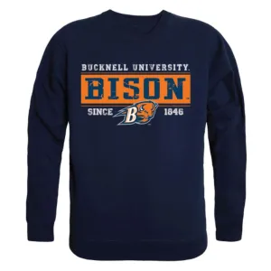 Bucknell University Bison Established Crewneck Pullover Sweatshirt Sweater Navy
