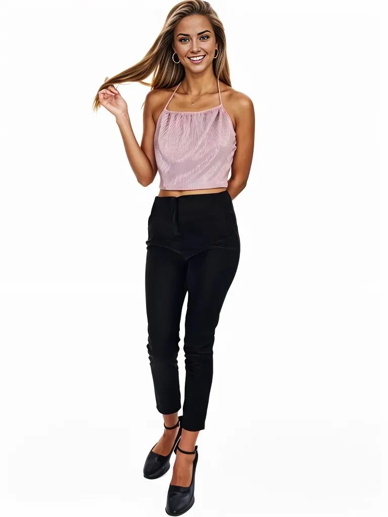 Buttery Soft Velvet High-Rise Skinny Pants Black