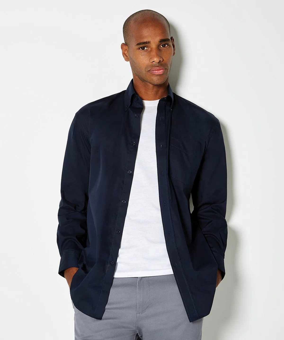 Corporate Oxford shirt long-sleeved (classic fit) | Midnight Navy