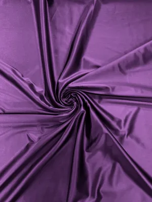 Dewberry Luxury Shiny Satin Stretch Spandex Fabric / Prom / Wedding / Cosplays
