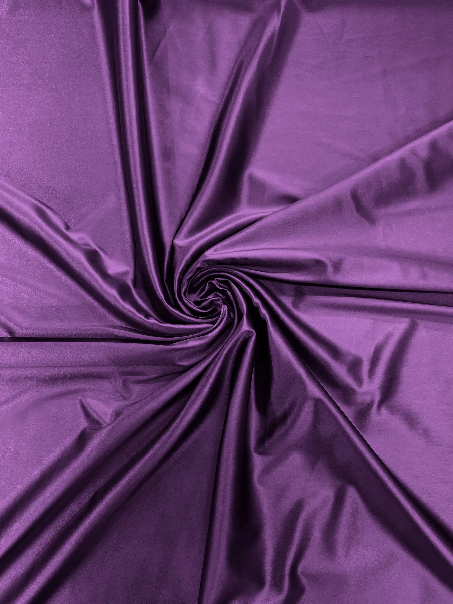 Dewberry Luxury Shiny Satin Stretch Spandex Fabric / Prom / Wedding / Cosplays