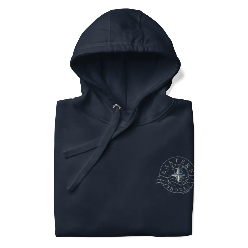 Embroidered Logo Hoodie - Navy