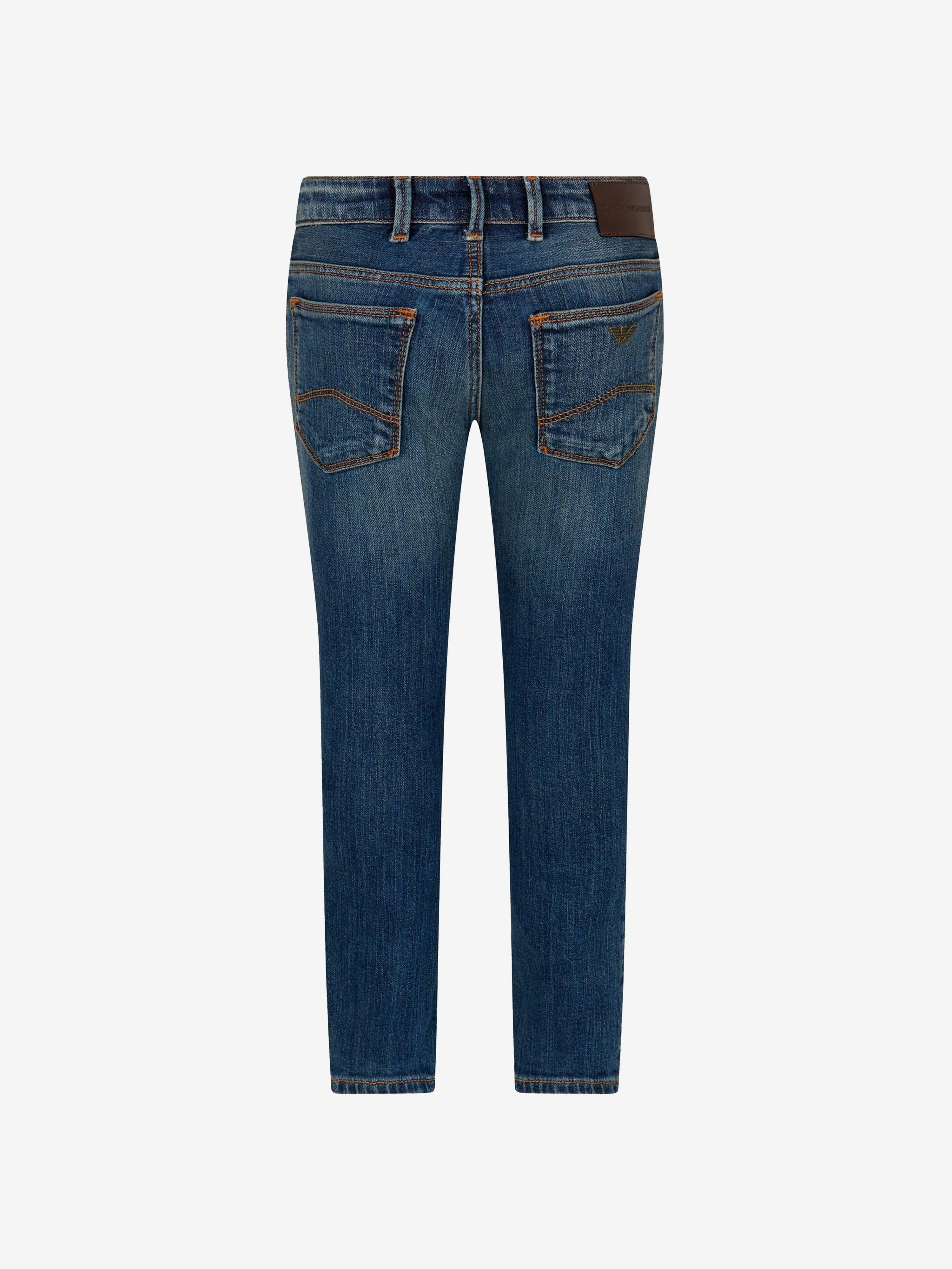 Emporio Armani Boys Cotton Denim Jeans