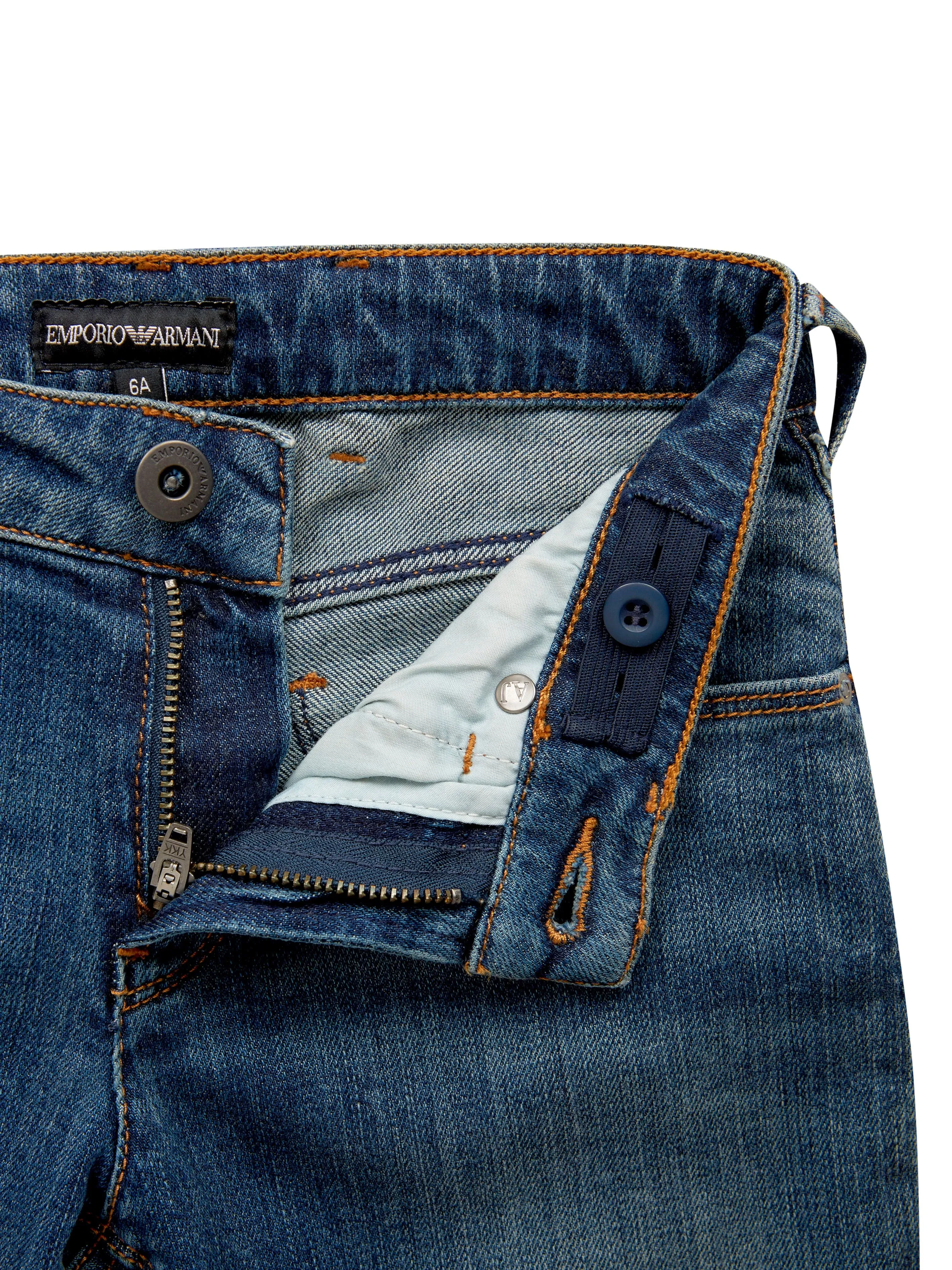 Emporio Armani Boys Cotton Denim Jeans