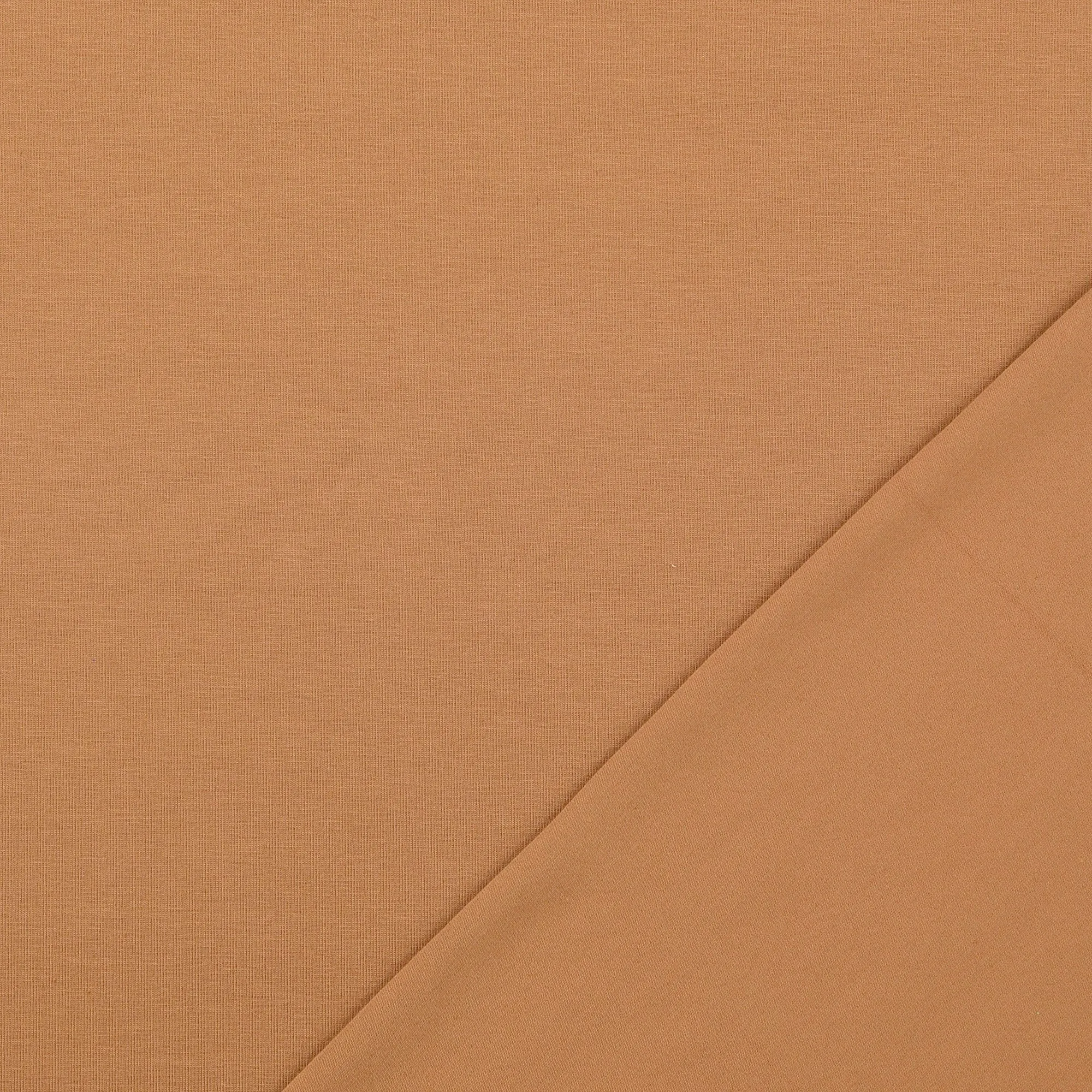Essential Chic Coca Mocha Plain Cotton Jersey Fabric