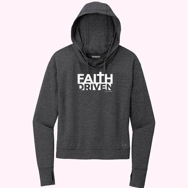 Faith Driven Ladies Athletic Hoodies