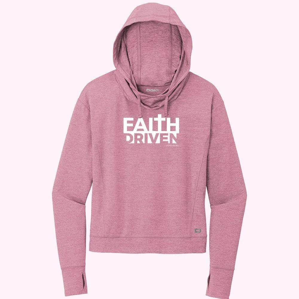 Faith Driven Ladies Athletic Hoodies