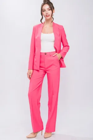 Formal Straight Leg Blazer & Pants
