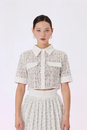 Geonna Blue Floral Top
