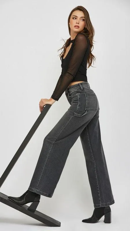 Grey Wash Carpenter Jean