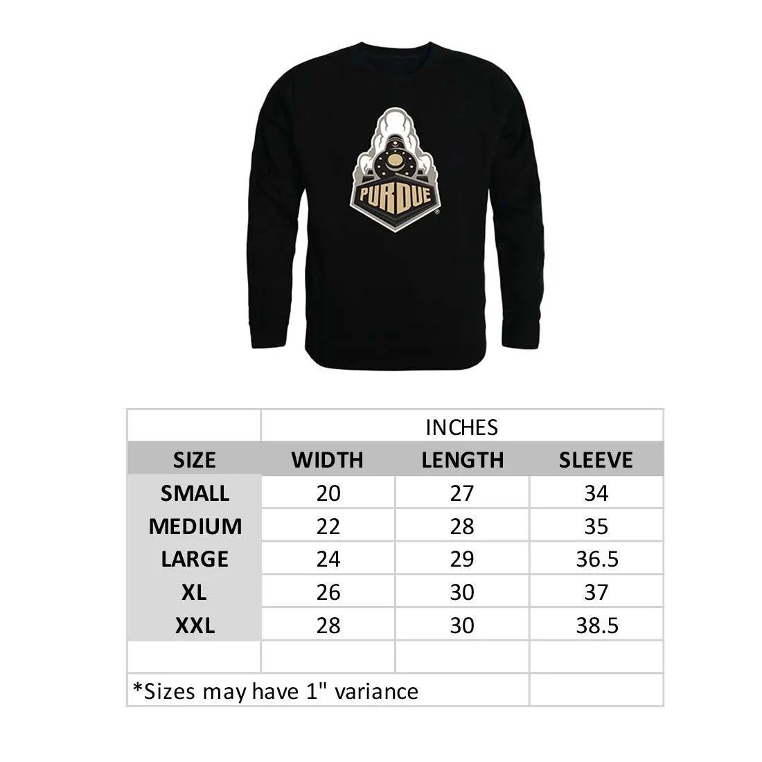 Hofstra University Campus Crewneck Pullover Sweatshirt Sweater Black