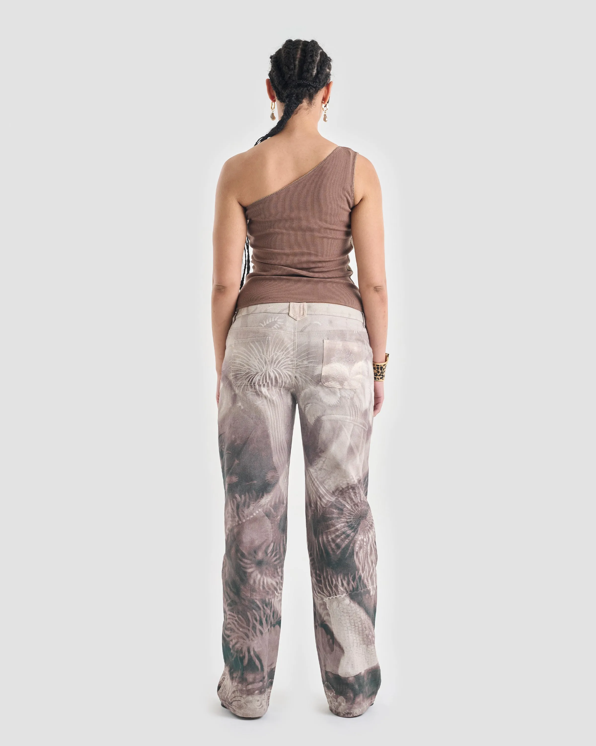 Inception Printed Straight Leg Jeans