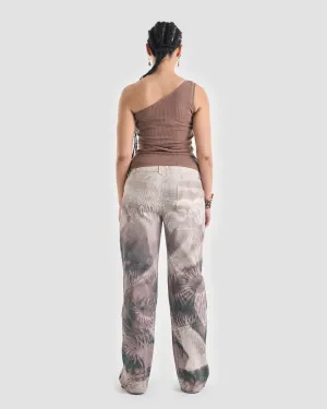 Inception Printed Straight Leg Jeans