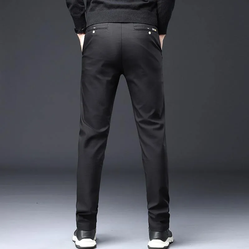 JAYWOOD Men's Straight Slim Fit Business Pants