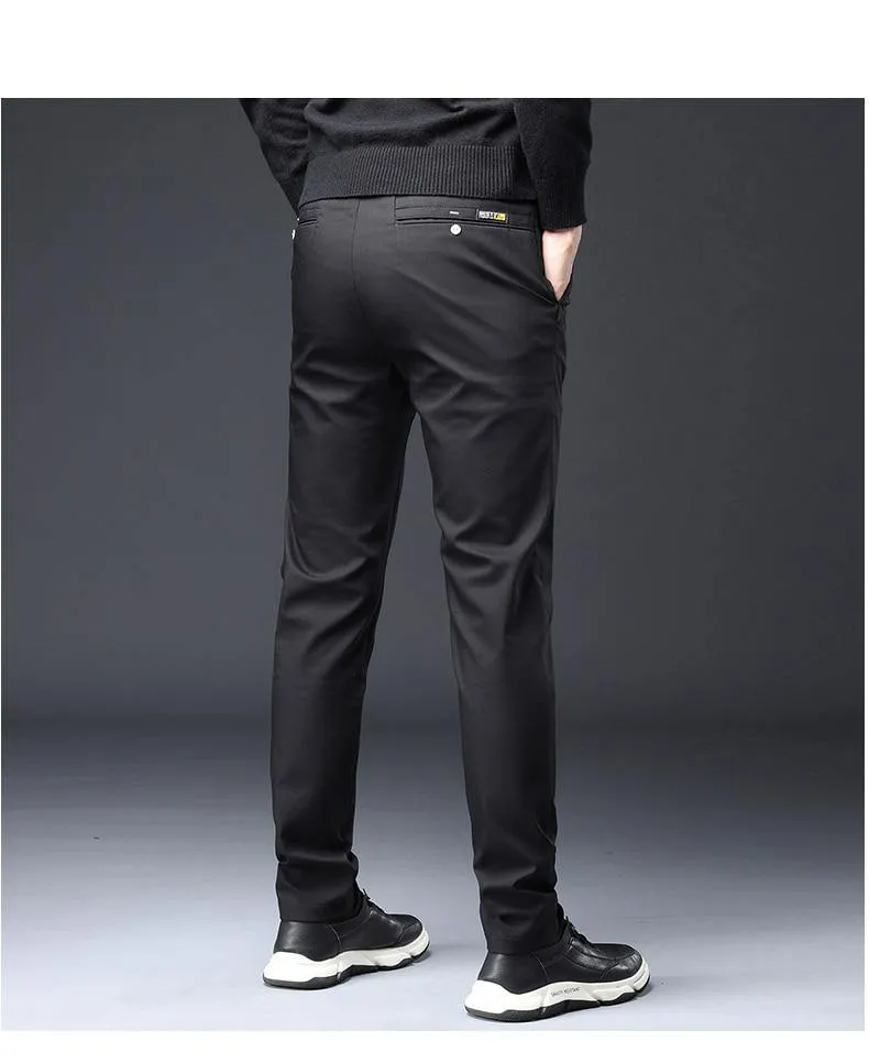 JAYWOOD Men's Straight Slim Fit Business Pants