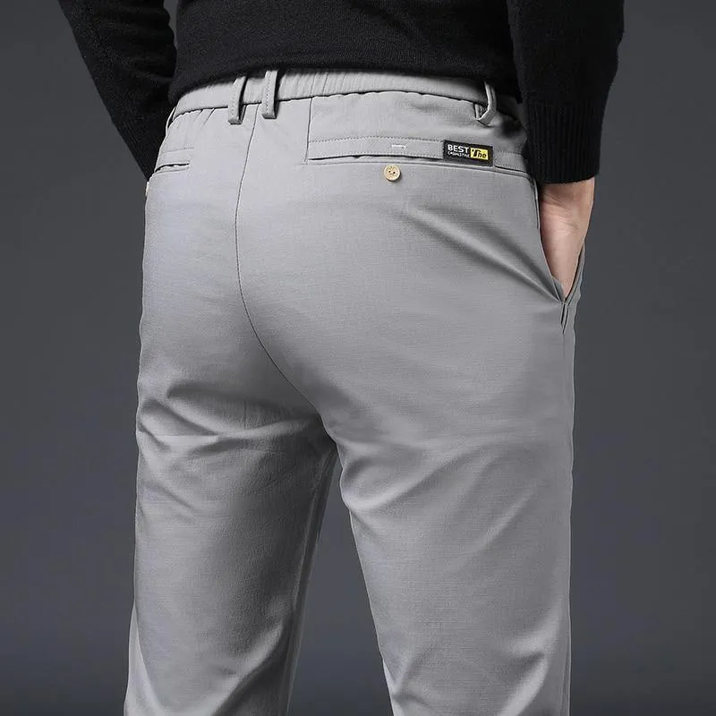JAYWOOD Men's Straight Slim Fit Business Pants
