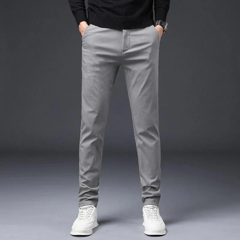 JAYWOOD Men's Straight Slim Fit Business Pants