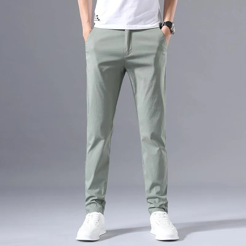 JAYWOOD Men's Straight Slim Fit Business Pants