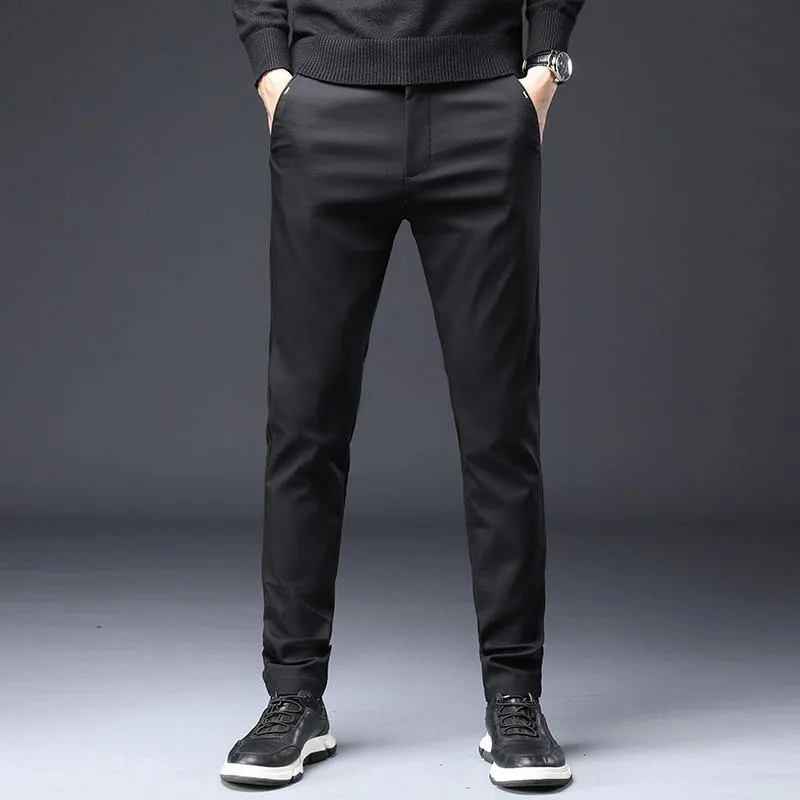 JAYWOOD Men's Straight Slim Fit Business Pants