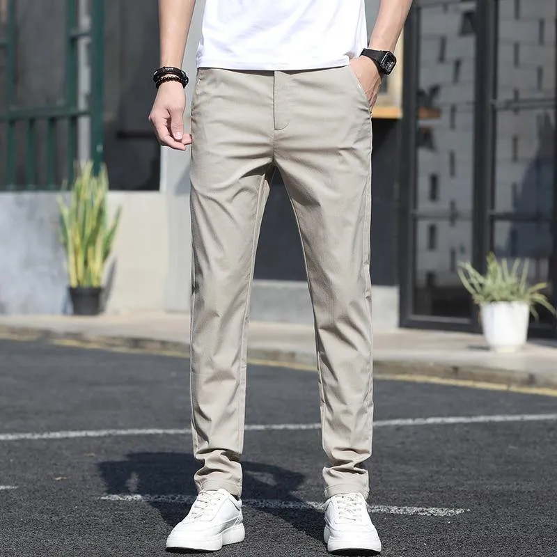 JAYWOOD Men's Straight Slim Fit Business Pants