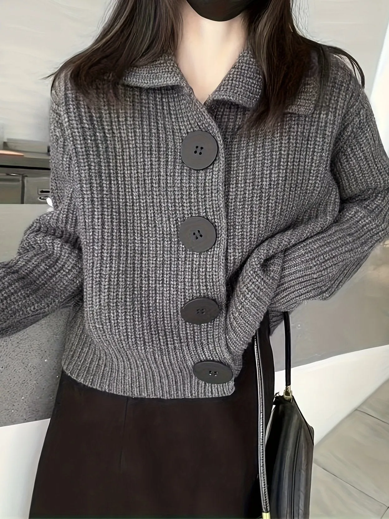 Julia® - Ribbed Knit Cardigan