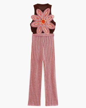 Lilou – Stylish comfort – Floral knitted two-piece set