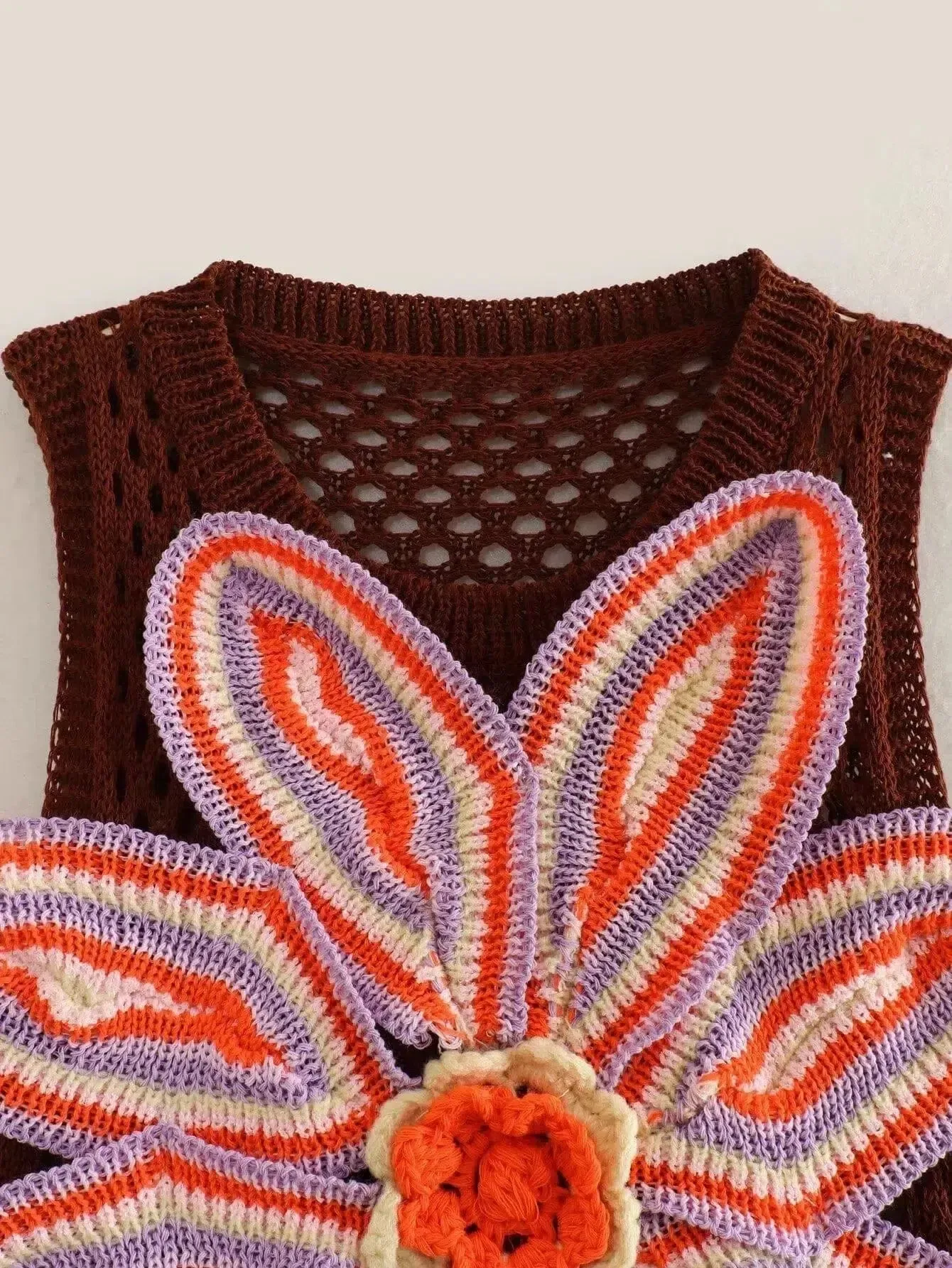 Lilou – Stylish comfort – Floral knitted two-piece set
