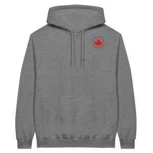 Maple Leaf Logo Midweight Fleece Adult Hoodie – Gildan SF500