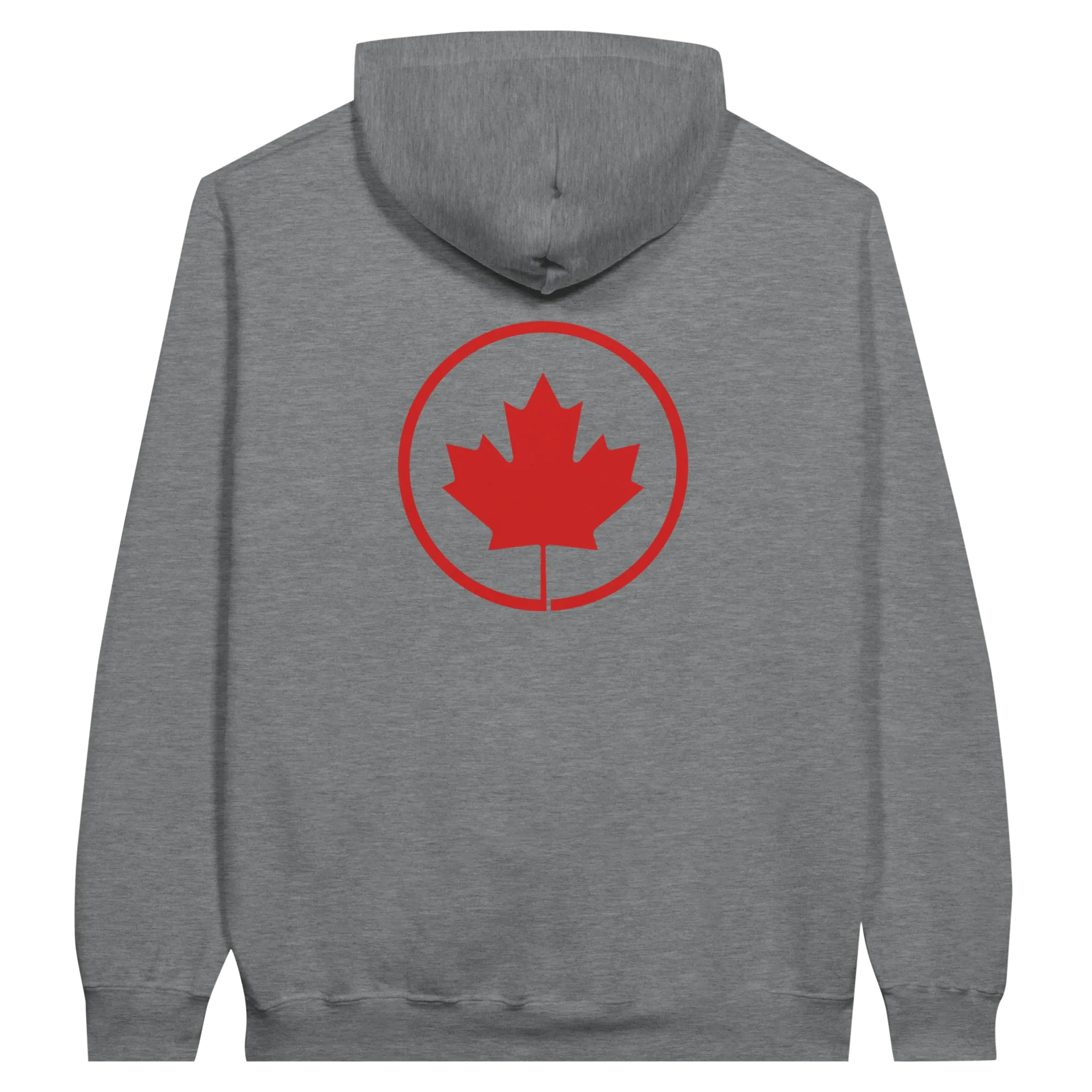 Maple Leaf Logo Midweight Fleece Adult Hoodie – Gildan SF500