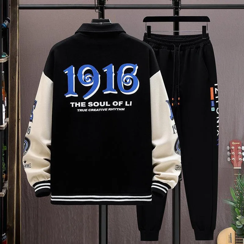 Men's Baseball Jacket and Pants Set – Stylish Teen Clothing