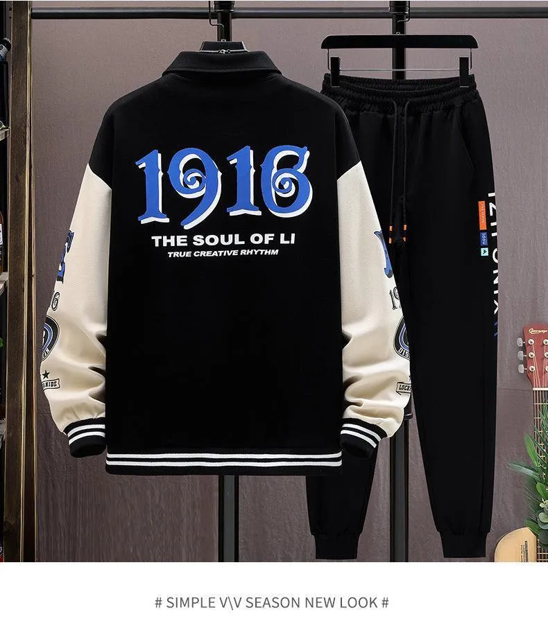 Men's Baseball Jacket and Pants Set – Stylish Teen Clothing