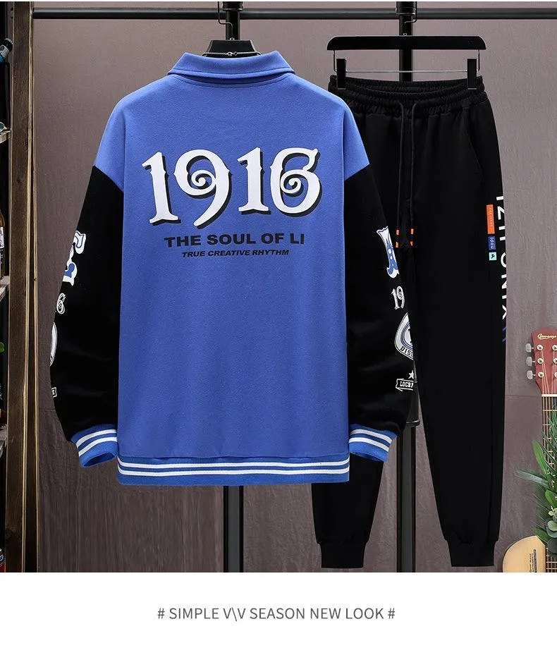 Men's Baseball Jacket and Pants Set – Stylish Teen Clothing
