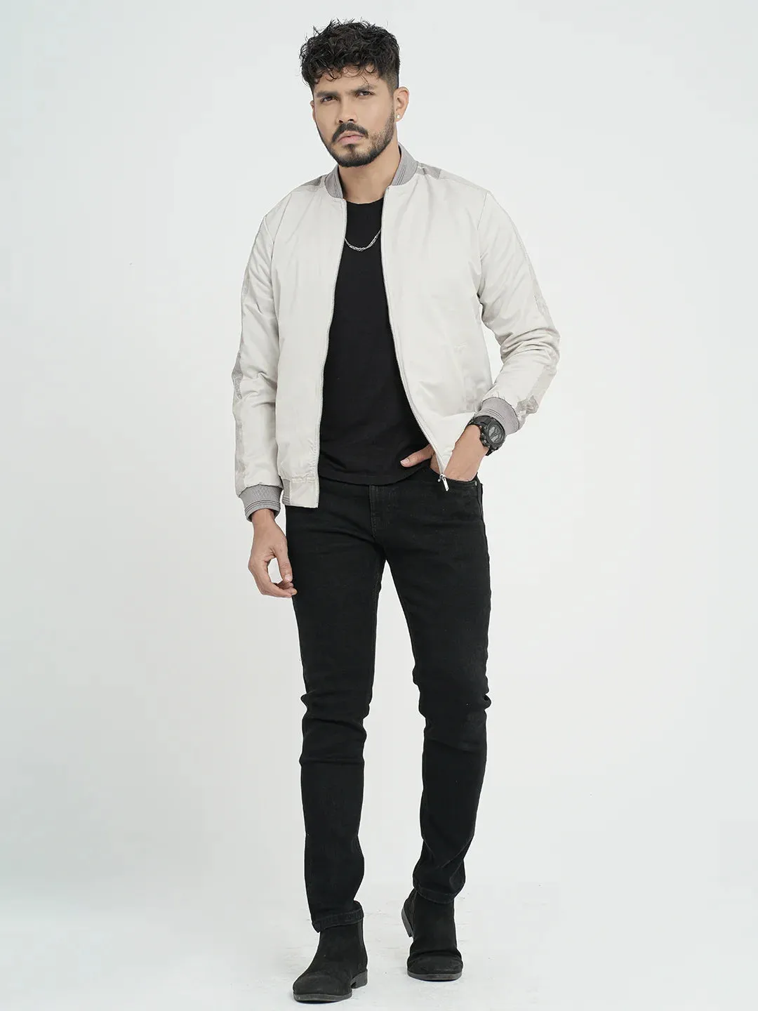 Men's Classic Bomber Jacket