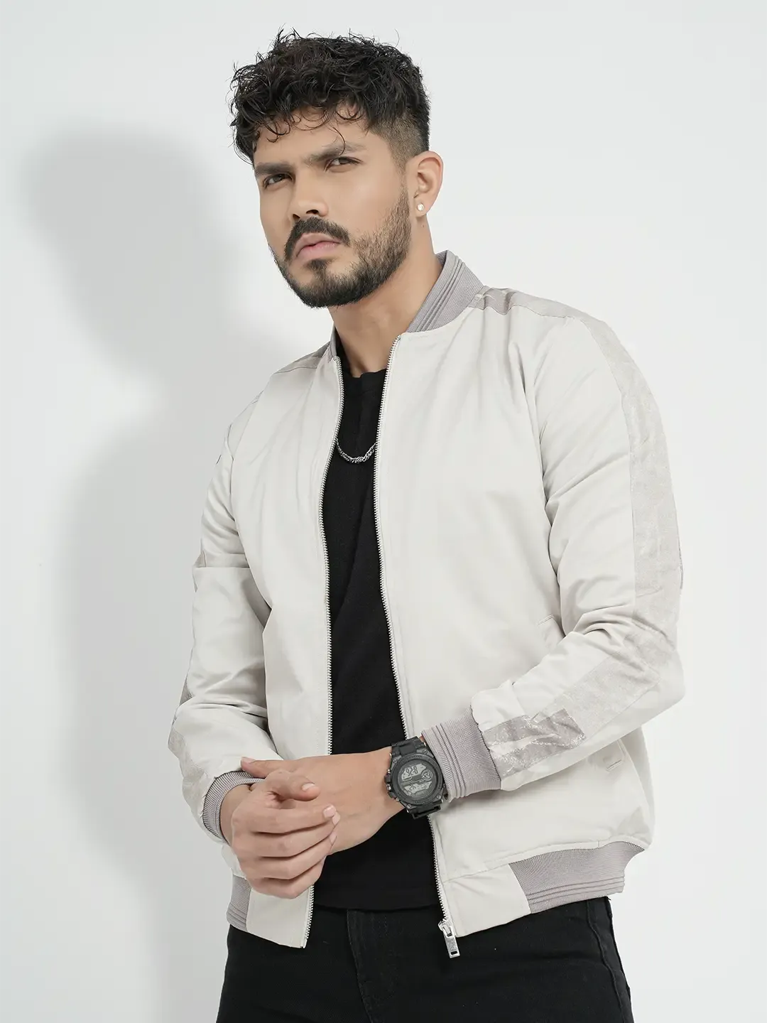 Men's Classic Bomber Jacket