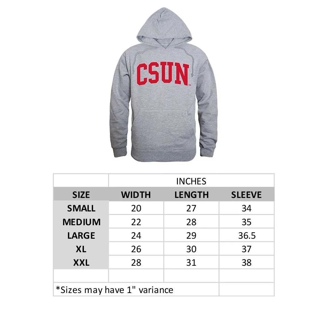 Monmouth University Game Day Hoodie Sweatshirt Heather Grey