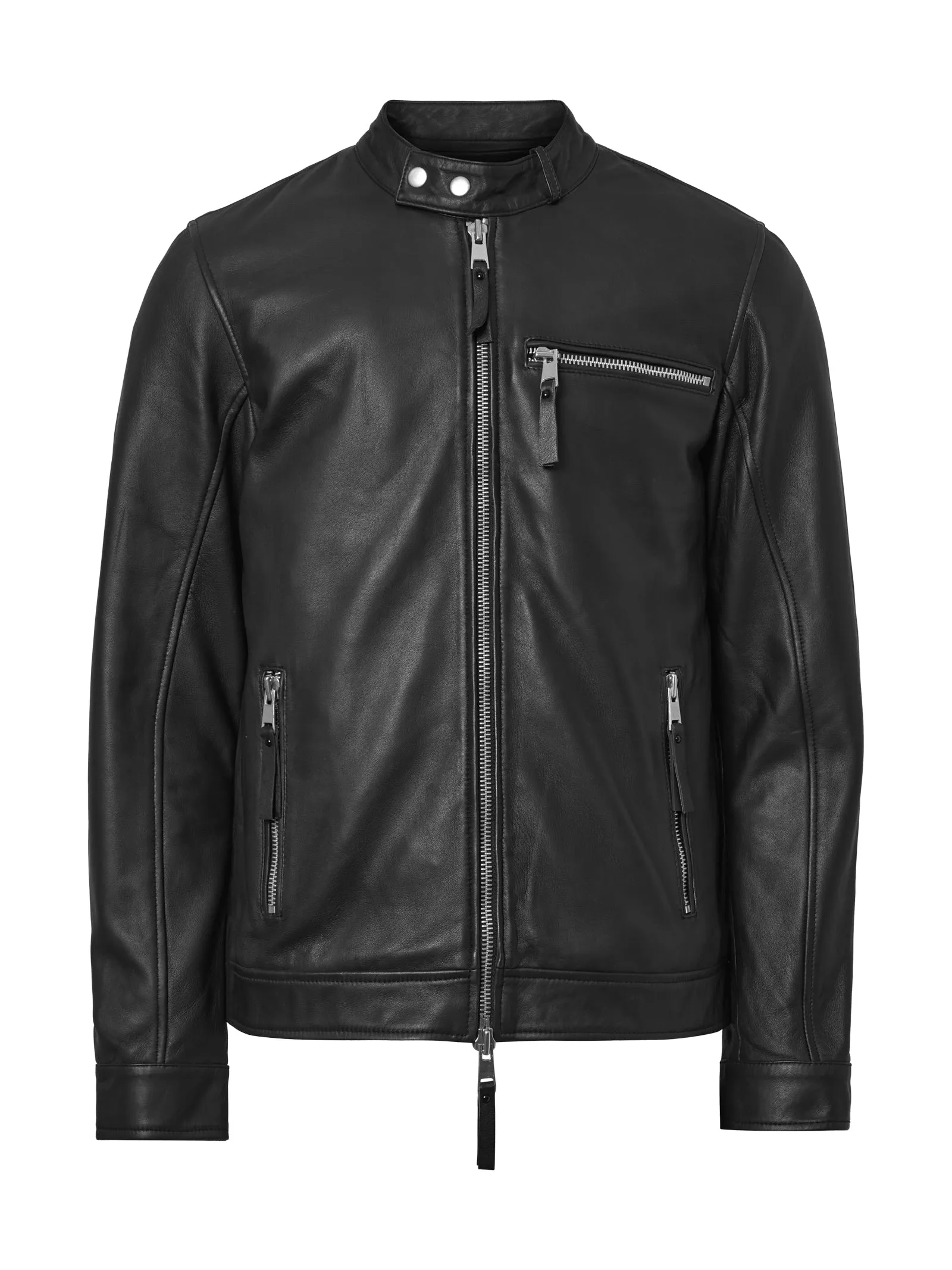 Real Leather Classic Racer Jacket