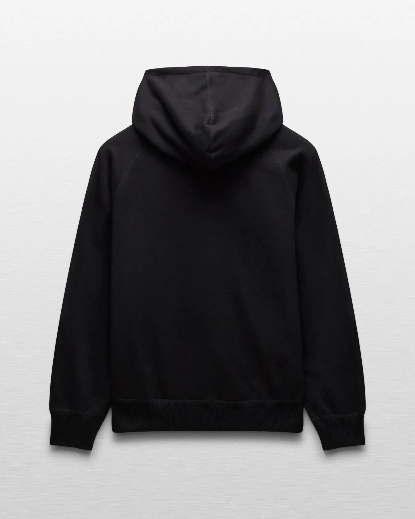 Reigning Champ Midweight Terry Arch Logo Hoodie in Black