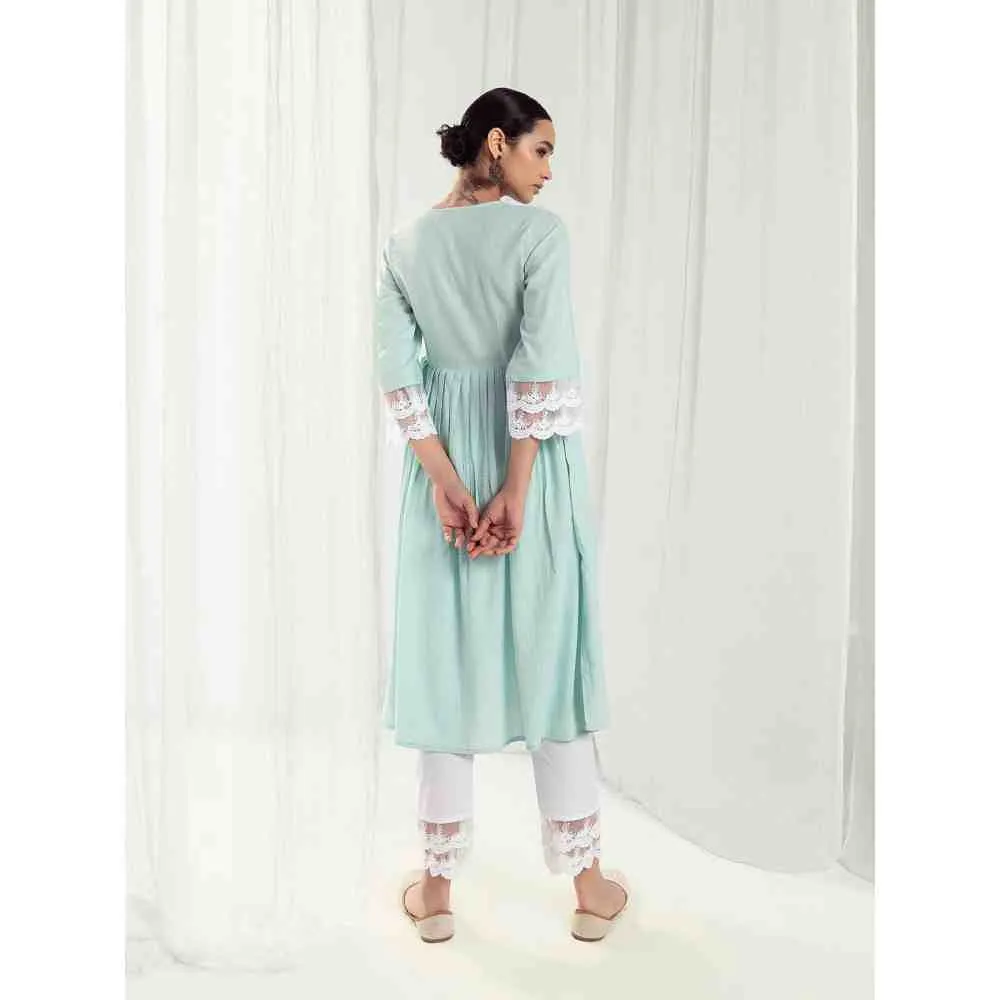 Roze Aura White Pant