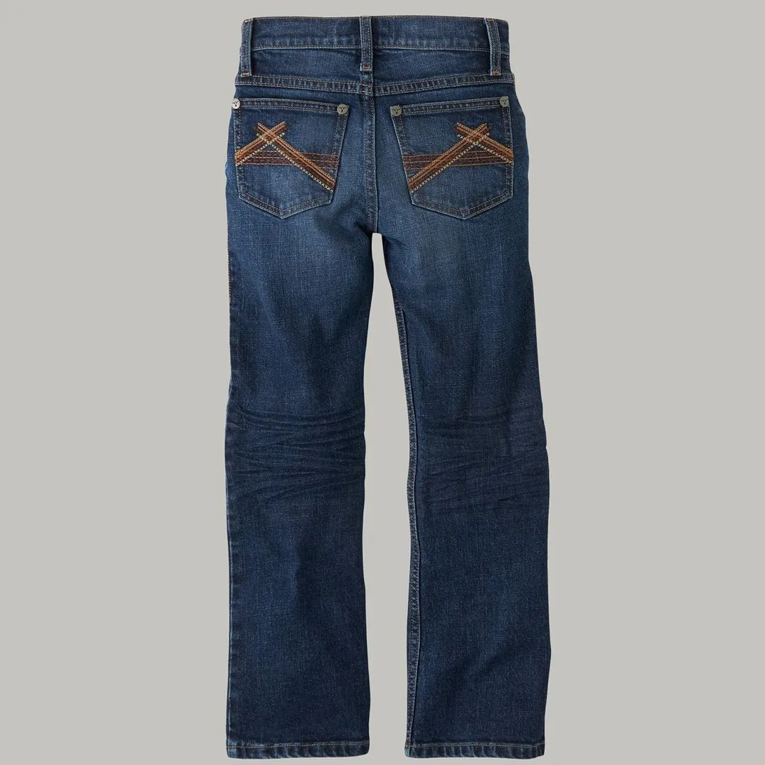 Wrangler 20X® Boy's 42 Vintage Dark Boot Cut Jeans